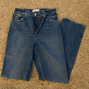 Abercrombie & Fitch Dark Blue Straight Leg Jeans